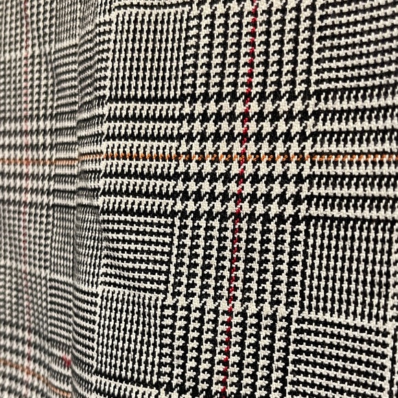 NWT Nordstrom PRIMA Gray Plaid Trench Coat Size M - Picture 9 of 9